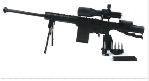 Assault rifle replica with scope and accessories displayed on white background for Top Gun AUS22707