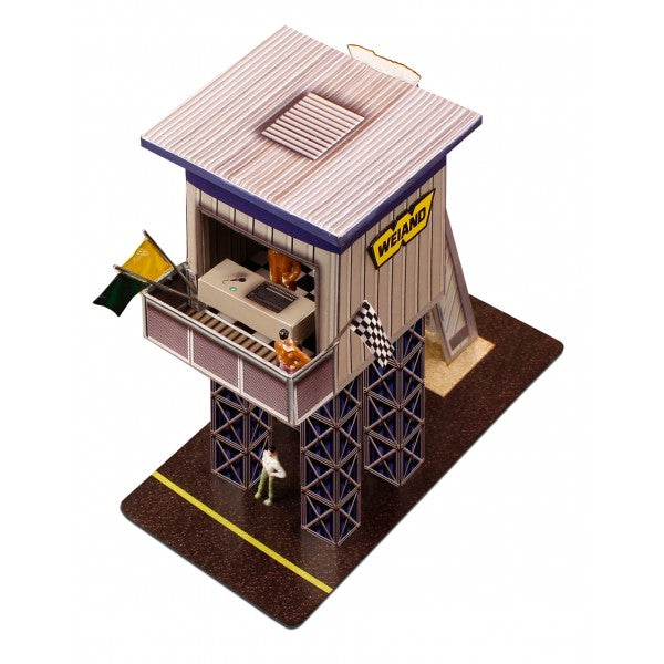 Model kit of a railway marshalling tower with detailed structure for Innovative Hobby Supply BK6429
