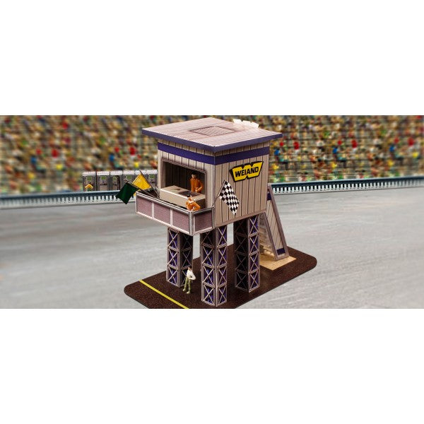 Model kit of a miniature marshalling tower structure for hobby display for Innovative Hobby Supply BK6429