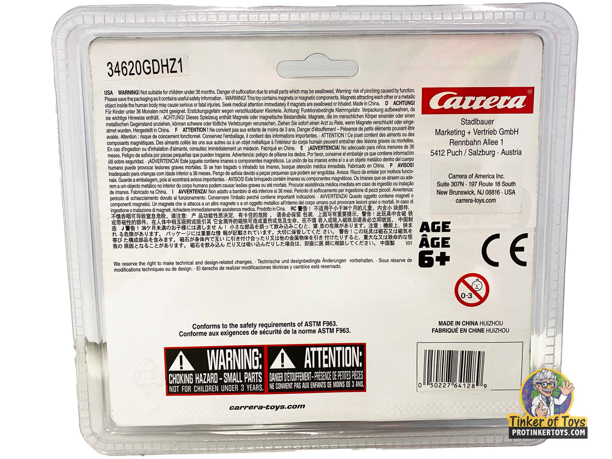 Race car box art showing Mercedes-AMG F1 W09 EQ Power+ model for Carrera Go 20064128