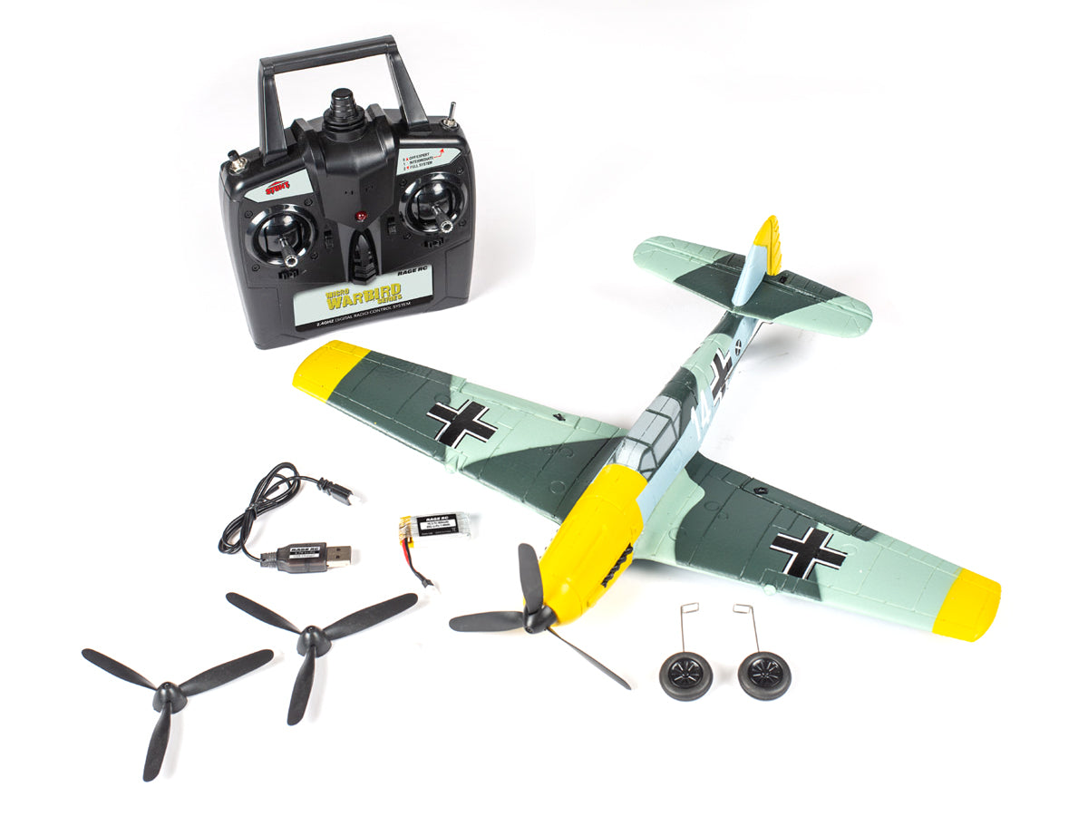 Messerschmitt Bf 109 Micro RTF Airplane w/PASS | RGRA1304 | HRP Hobbies