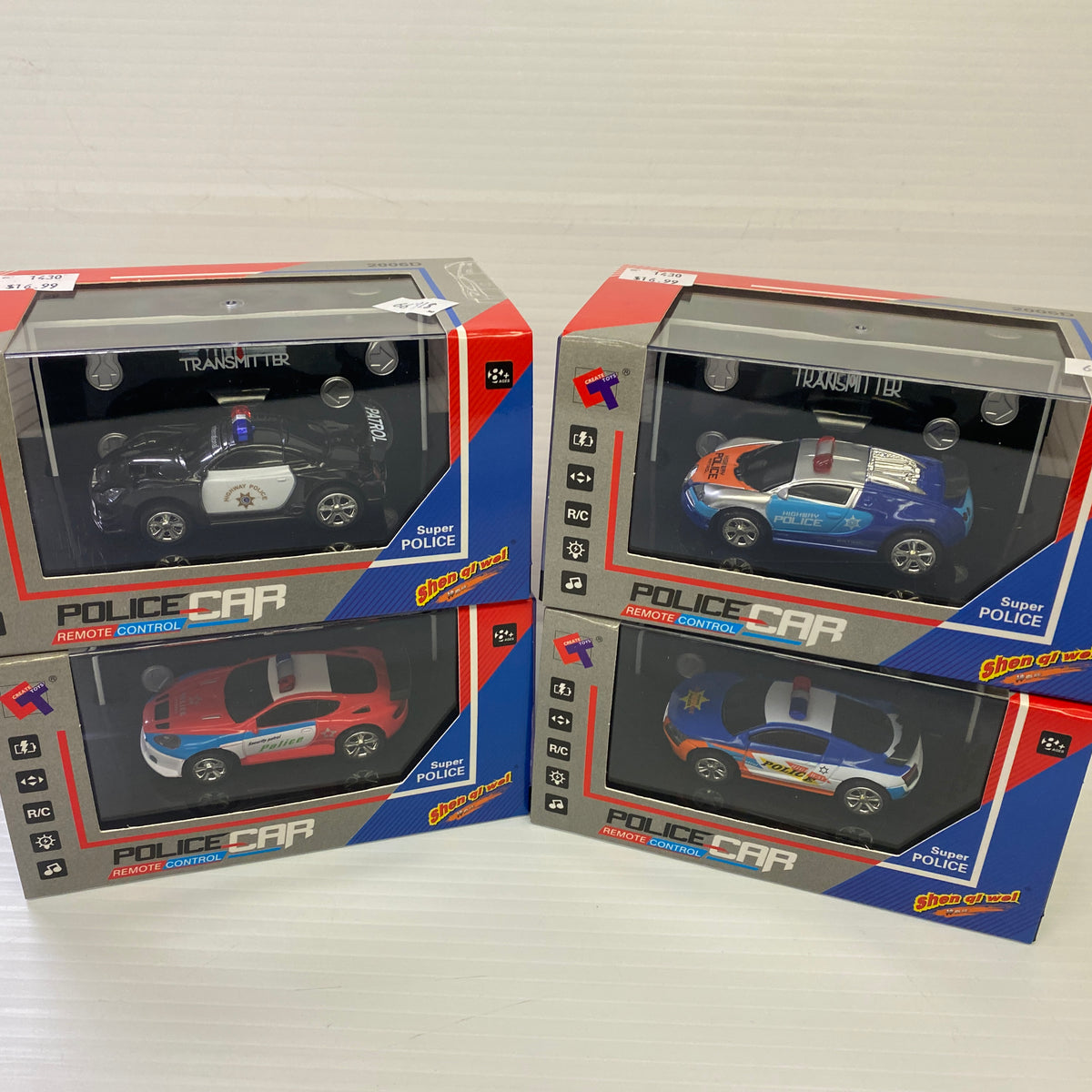 Mini RC Police Car Assortment 1/58 Scale MIC1430 Imex