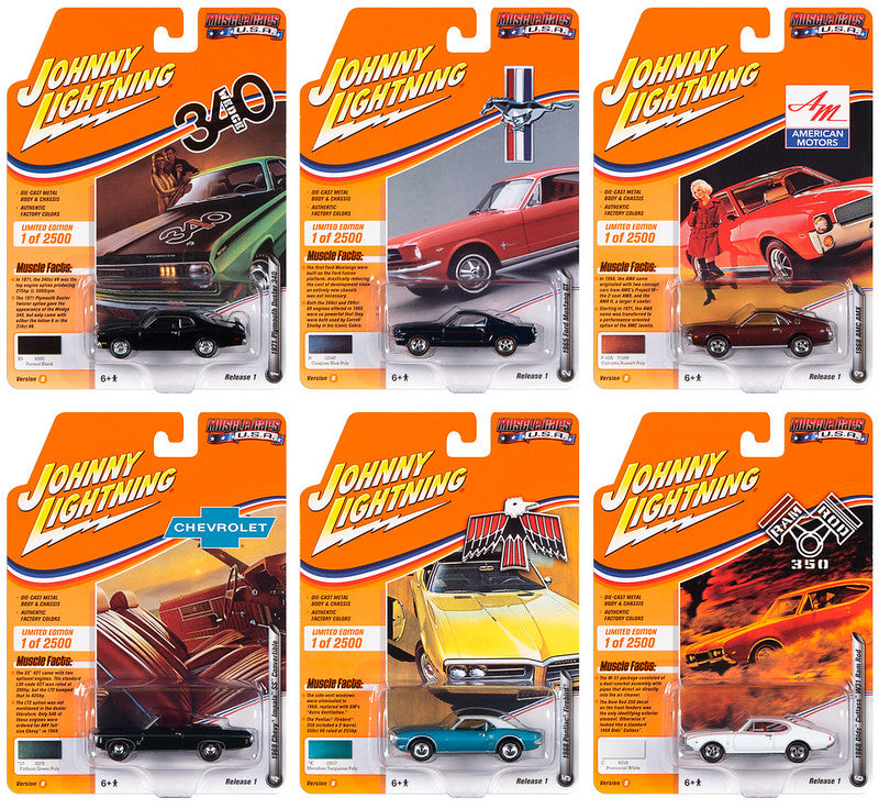 Muscle Cars USA Assotment | JLMC022 | Defectives Johnnny Lighting