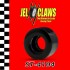Black slot car tires, 4-pack, for 1/43 scale NASCAR racing for SCX Compact NASCAR /43 Scale Slot Car Tire