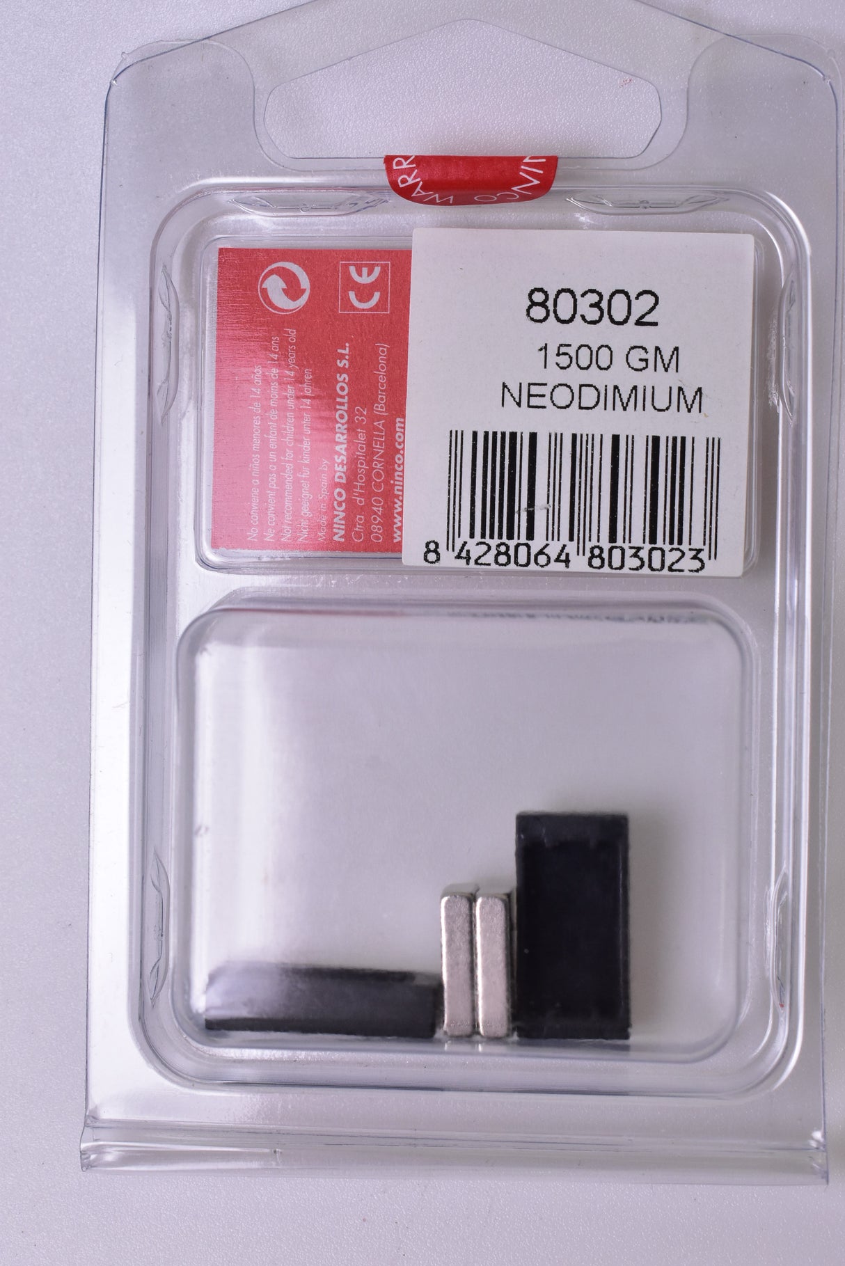 Ninco Magnet Super 13x8x3mm 1500gm x2 1/32 Slot Cars | 80302 | NINCO Slot Cars