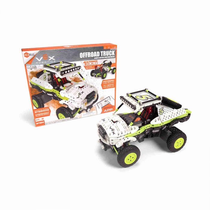 Remote-controlled offroad robot vehicle kit and assembled model for HexBug 406-4557