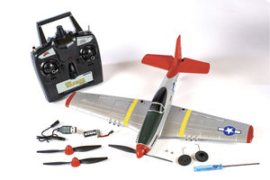 P-51D Mustang Micro RTF |RGRA1300 | HRP Hobbies