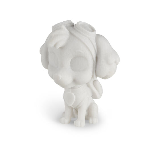 White puppy figurine from the Paw Patrol craft kit for Melissa and Doug 33265