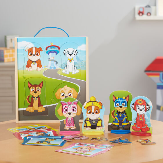 Paw Patrol magnetic play set with characters and matching activity mats for Melissa and Doug 33267