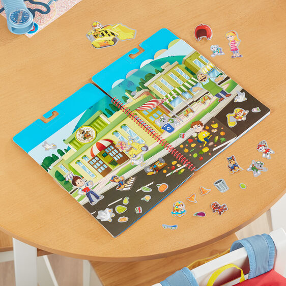 Paw Patrol sticker flip-flap activity pad featuring Adventure Bay scenes and characters for Melissa and Doug 33254