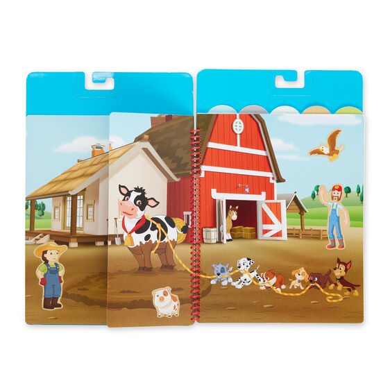 Stickers and flip-flap pad featuring Paw Patrol characters in Adventure Bay for Melissa and Doug 33254