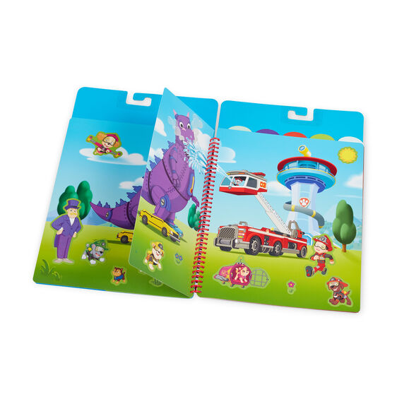 Paw Patrol sticker flip-flap pad with rescue characters and scenes for Melissa and Doug 33255