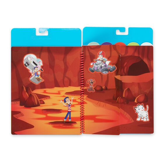 Paw Patrol rescue scene with restickable stickers and flip-flap play for Melissa and Doug 33255