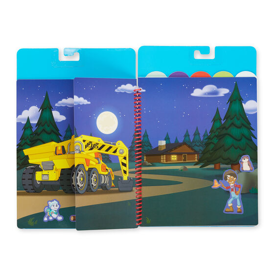 Paw Patrol rescue scene with sticker flip-flap pad for Melissa and Doug 33255