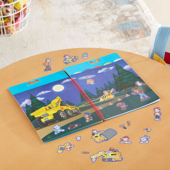 Paw Patrol rescue sticker flip-flap book with vehicles and characters for Melissa and Doug 33255