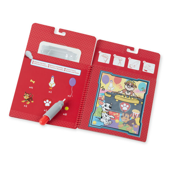 Water coloring activity book featuring Marshall from Paw Patrol for Melissa and Doug 33252, alternate view