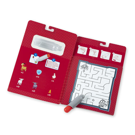 Water coloring activity book featuring Marshall from Paw Patrol for Melissa and Doug 33252, front view