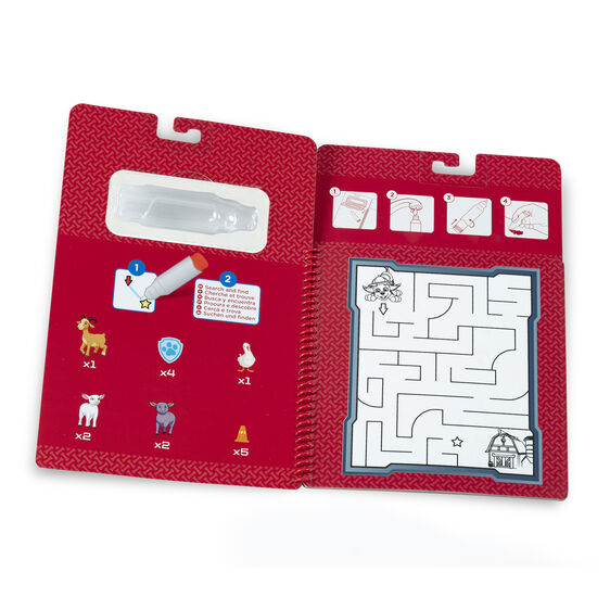 Water coloring activity book for Marshall: maze and coloring pages for Melissa and Doug 33252