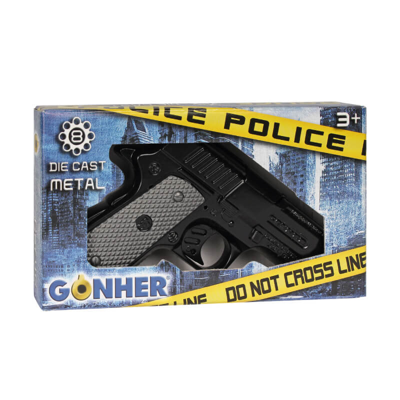 Police 9mm Beretta 8-Shot Cap Gun | 46/6 | Gonher