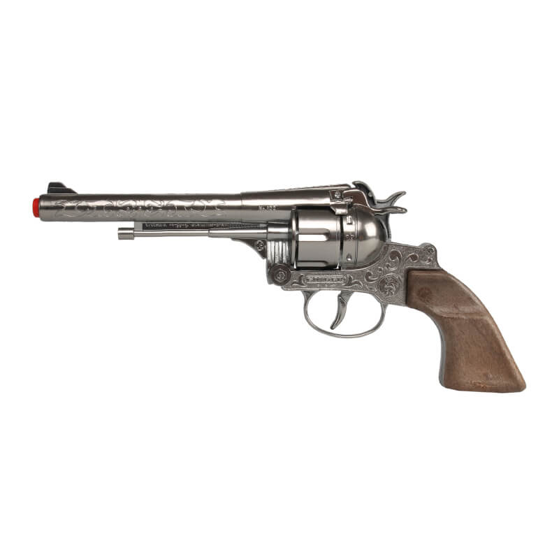 Cowboy Revolver 12 Shot Cap Gun - Silver | 122/0 |Gonher
