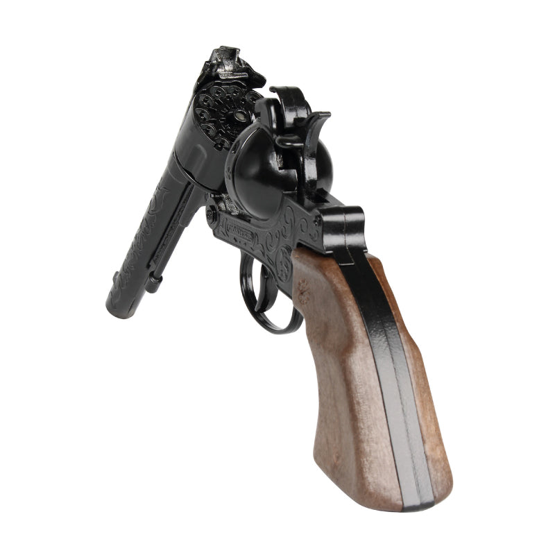 Cowboy Revolver 12 Shot Cap Gun - Black | 122/6 |Gonher