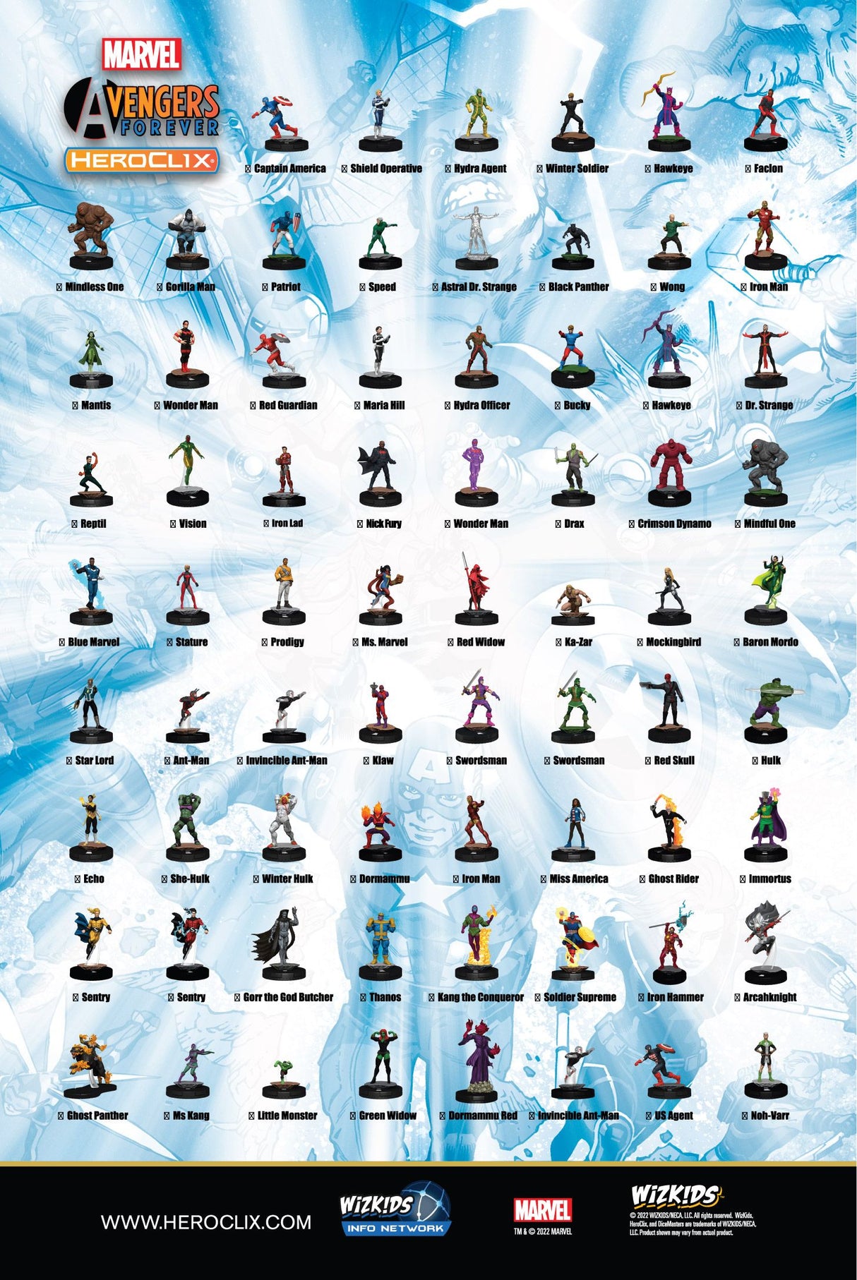 Marvel HeroClix: Avengers Forever Booster | WZK84855 | WizKids