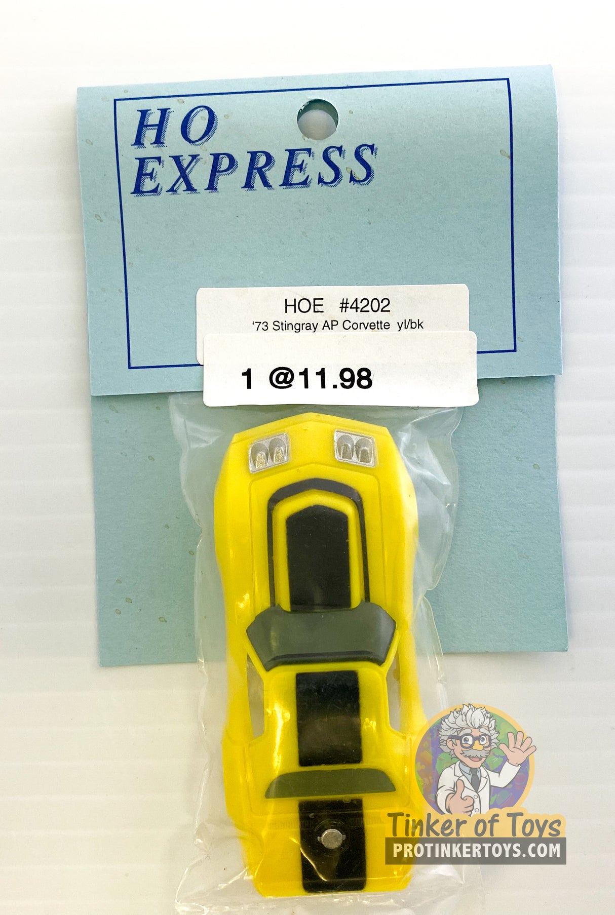 A/P Corvette | HOE | HO Express-American Line-K-Yellow/Black Stripe-ProTinkerToys