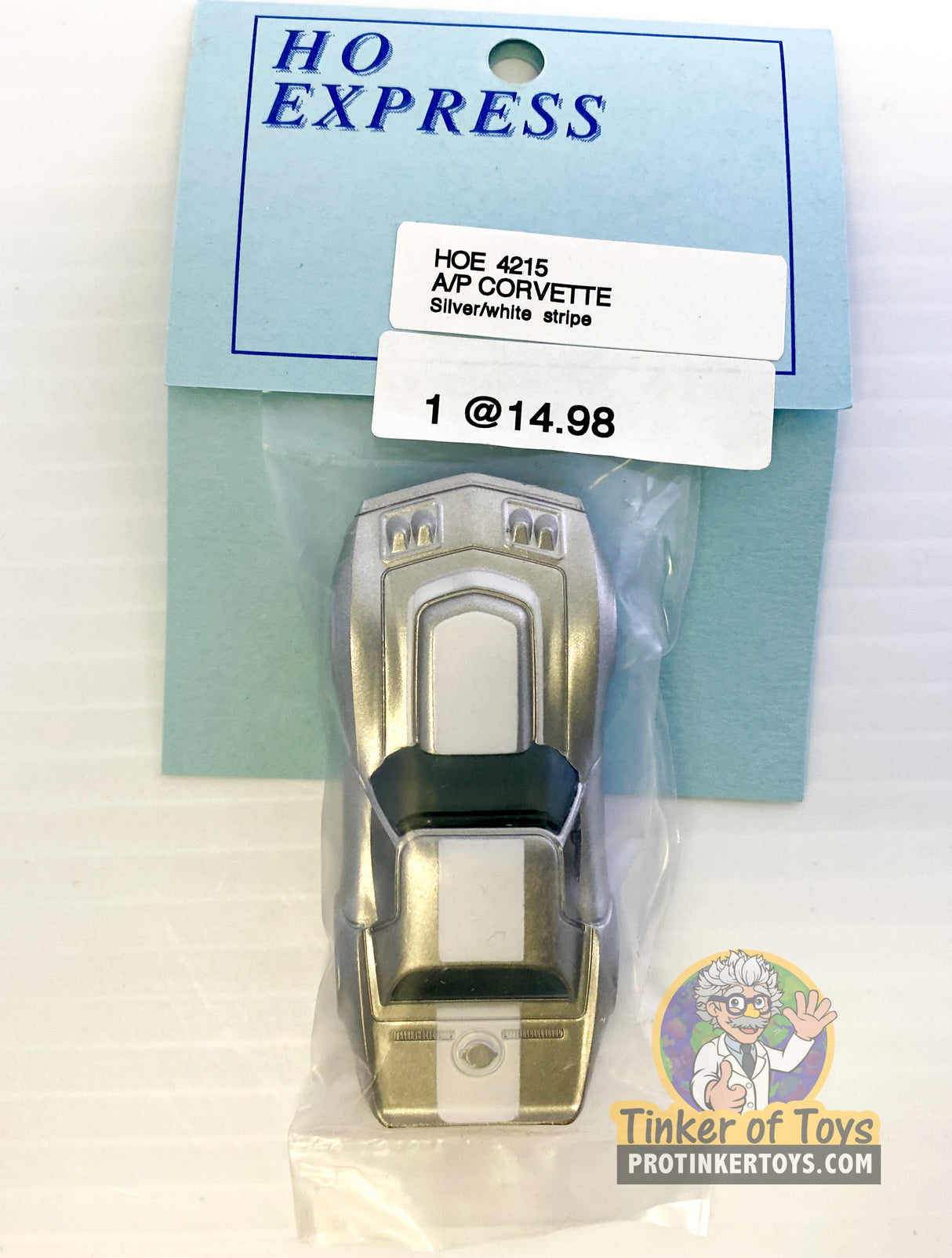 A/P Corvette | HOE | HO Express-American Line-K-Silver/White Stripe-ProTinkerToys
