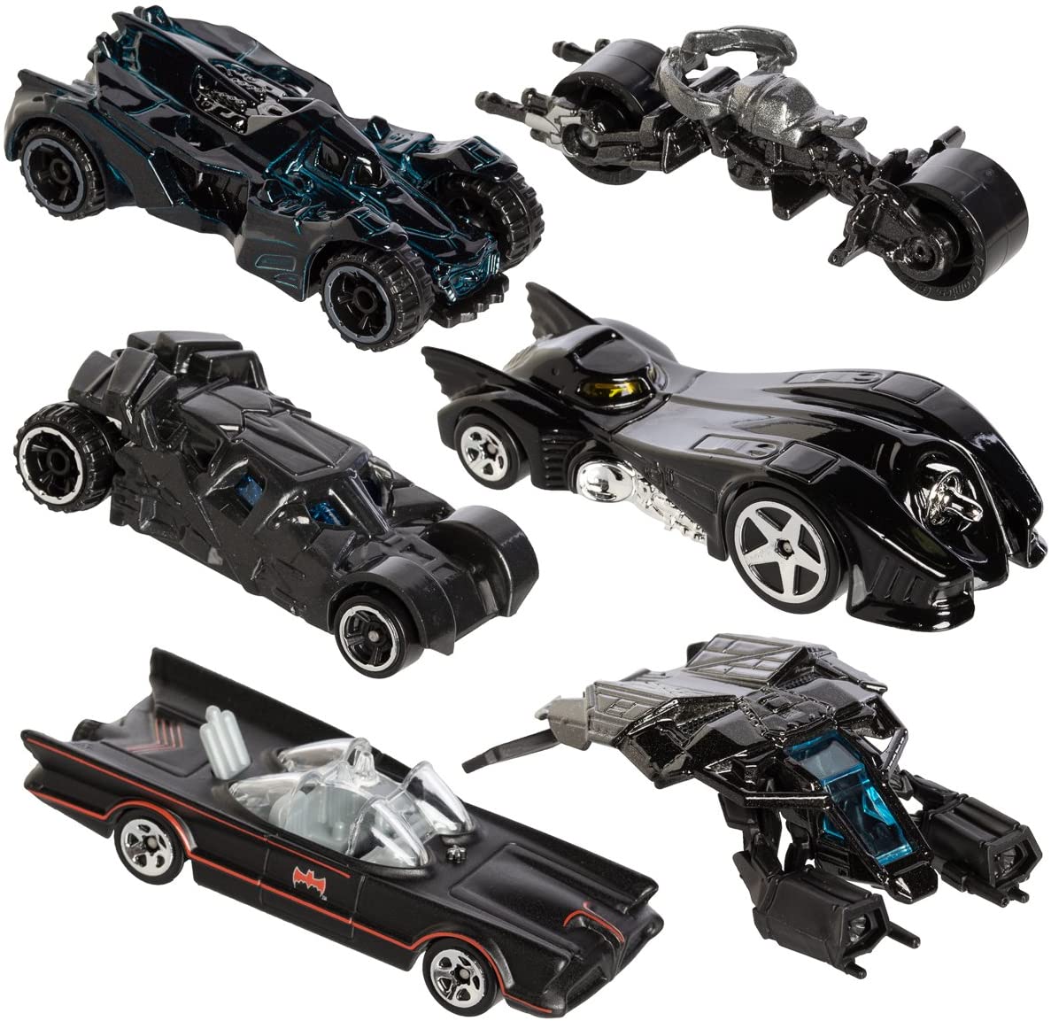 Batman Bundle Set 1 - 6 by Hot Wheels, additional view