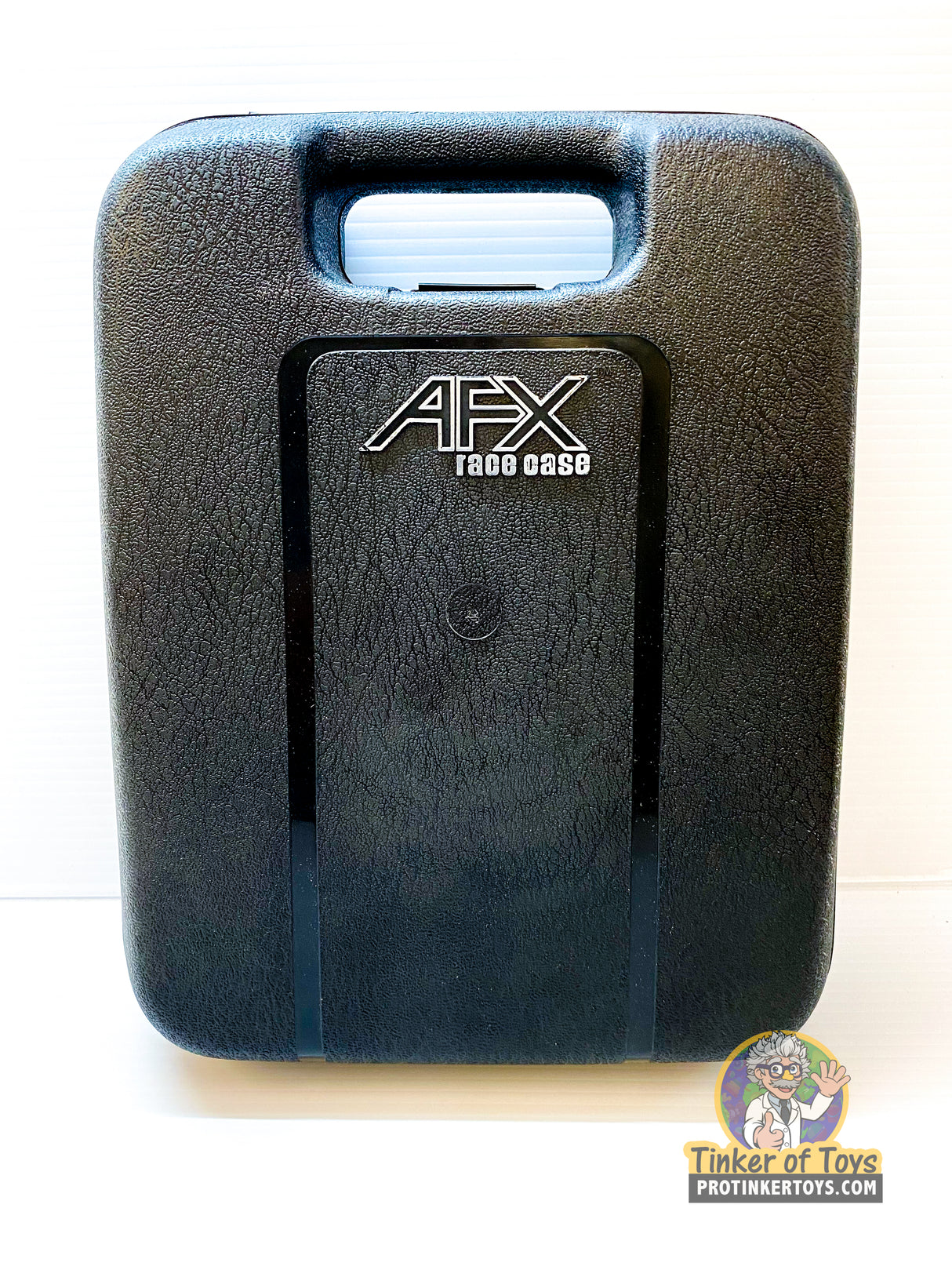 Black protective case with a recessed tray opening for electronics for Aurora AFX 1489