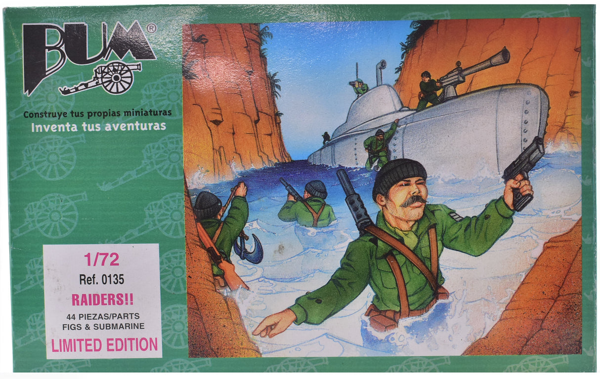Raiders commando with submarine diorama set for Bum 0135