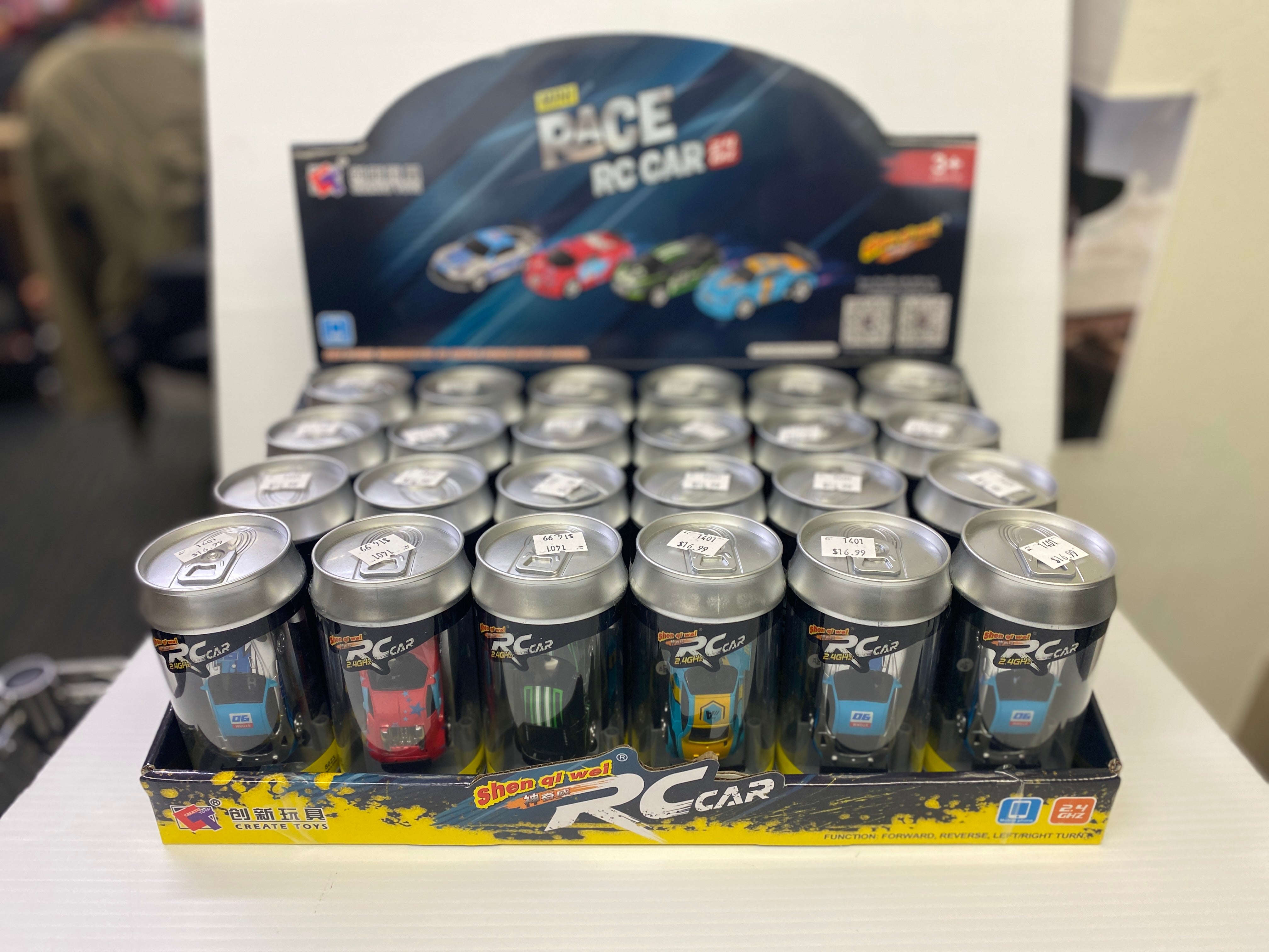 RC Can Car Assortment 1/58 Scale | MIC1401 | Imex – ProTinkerToys.com