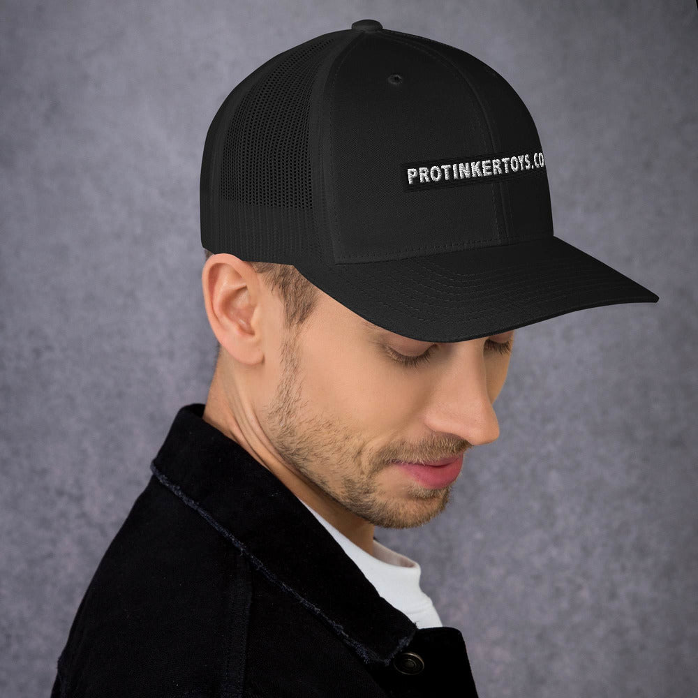Black trucker cap with ".CO" text for 4982301_8747