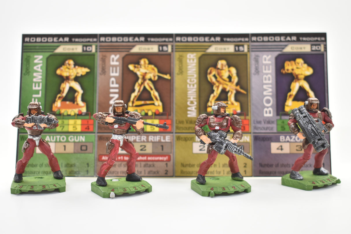 RoboGear Trooper Sprue (4 Figures) | 6014 | Robogear