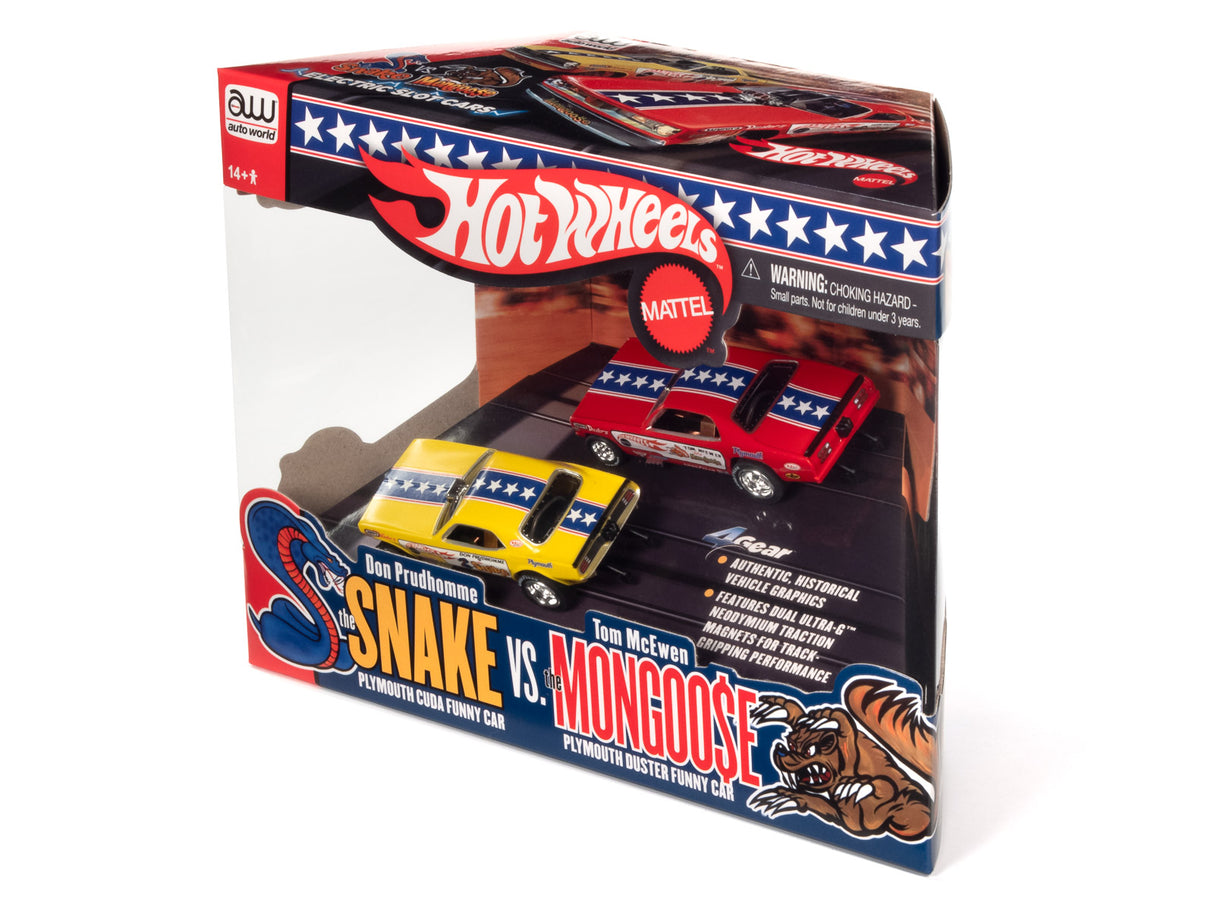 Hot Wheels Snake & Mongoose 2pk - 4Gear | SC2PK001 | Auto World
