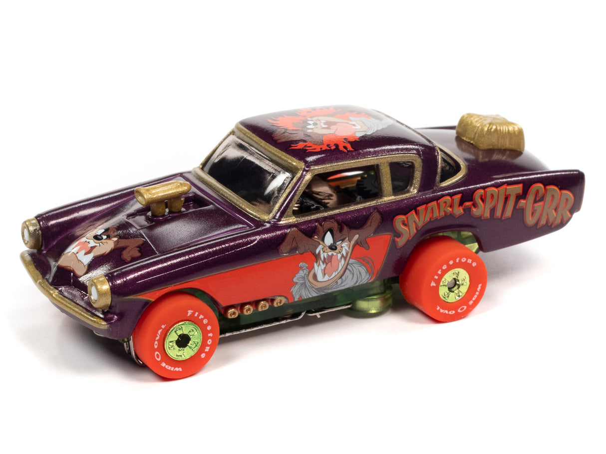 Looney Tunes - Thunderjet - Release 33 | SC363 | 4 Cars-Auto World-Tasmanian Devil - 1953 Studebaker Funny Car-ProTinkerToys
