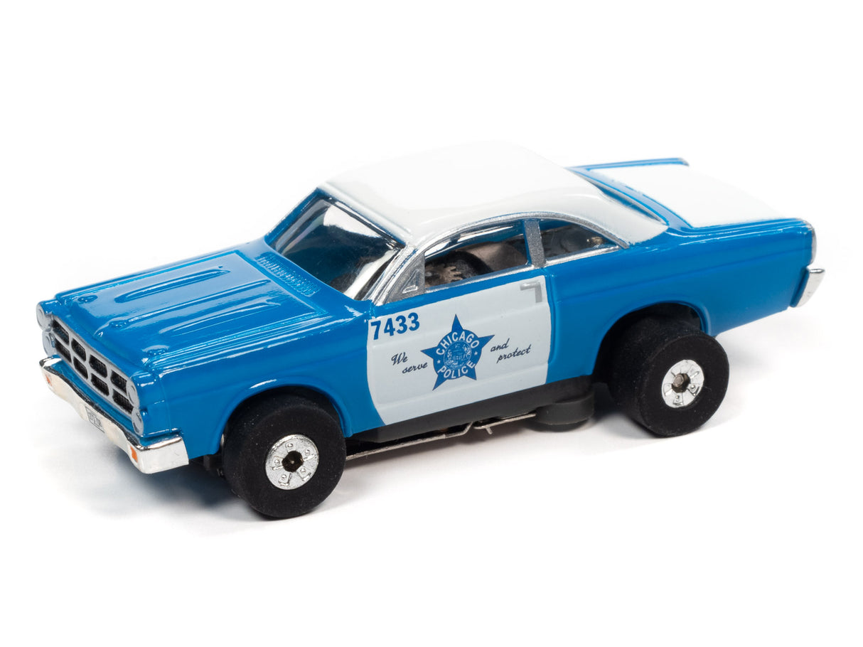 - Thunderjet - Release 34 | SC367 | Auto World-Auto World-1967 Ford Fairlane IllinoiChicago Police Department-ProTinkerToys