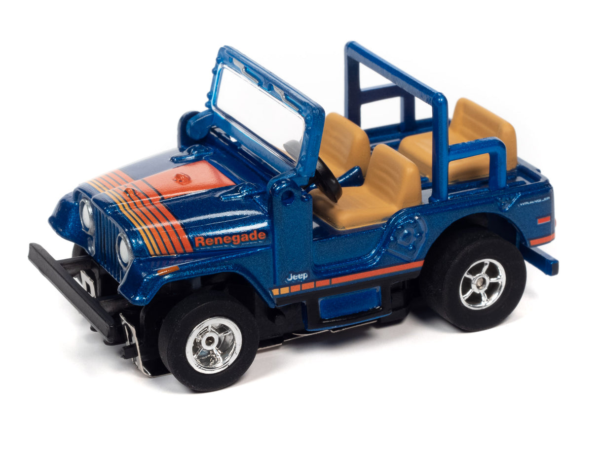 - X-Traction - Release 34 | SC368 | Auto World-Auto World-#4 - 1979 Jeep CJ-5 - Blue-ProTinkerToys