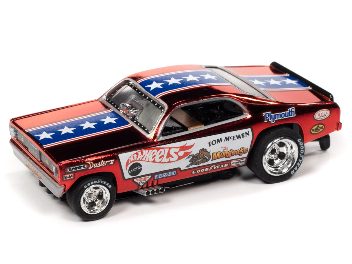 Legends of the Quarter Mile - 4Gear - Release 26 | SC369 | Auto World-Auto World-#2 Tom "The Mongoose" McEwen | 1970 Plymouth Duster-ProTinkerToys