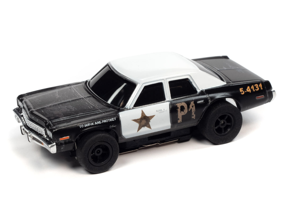 Silver Screen Machines - Thunderjet / X-Traction - Release 36 | SC372 | 4 Cars-Auto World-Blues Mobile 1974 Dodge Monaco-ProTinkerToys