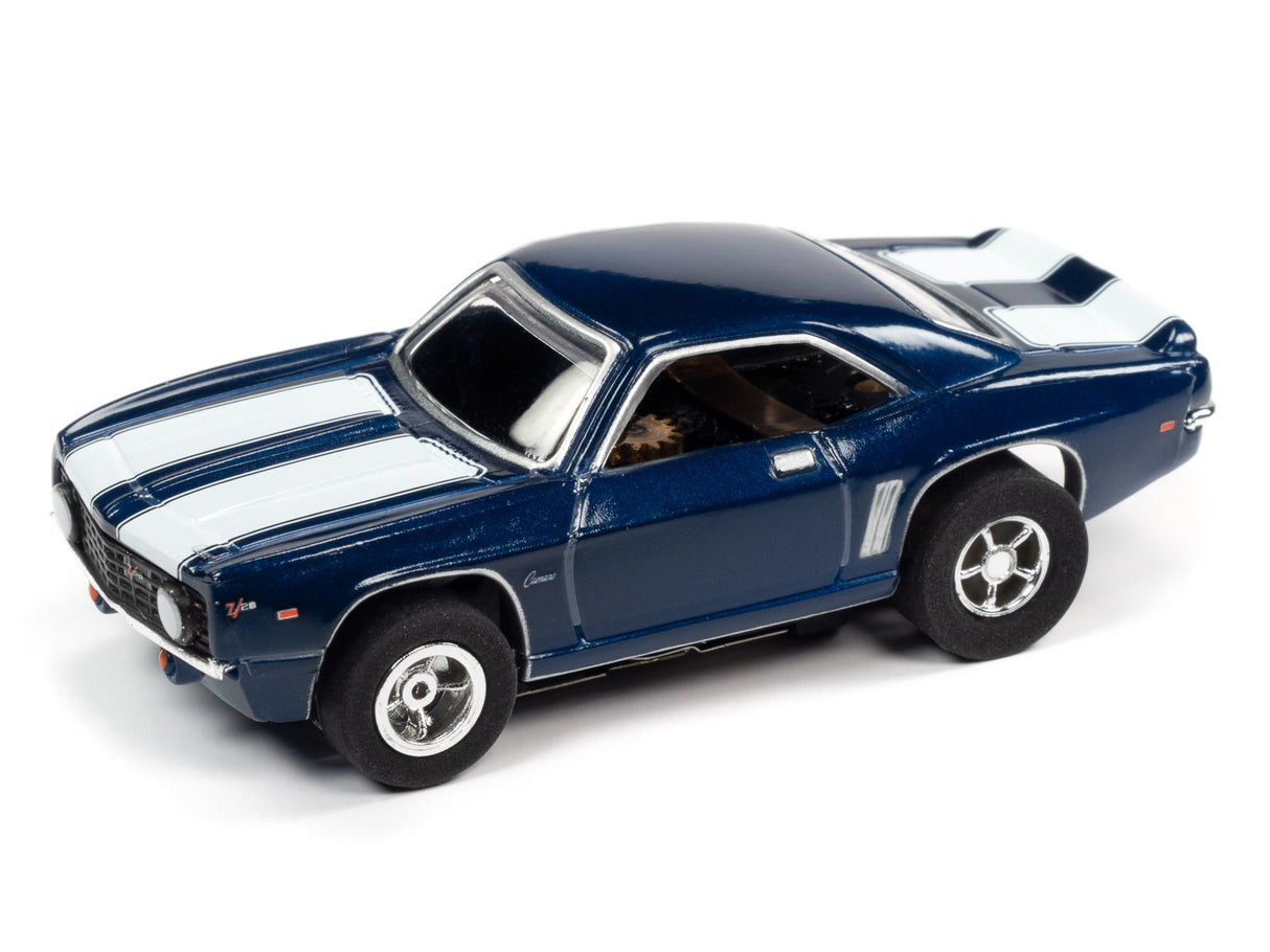 - X-Traction - Release 35 | SC373 | Auto World-Auto World-1969 Chevrolet Camaro - Blue-ProTinkerToys