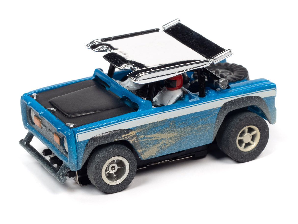 Off-Road - X-Traction - Thunderjet - Release 1 | SC375 | Auto World-Auto World-1971 Ford Baja Bronco - Blue-ProTinkerToys