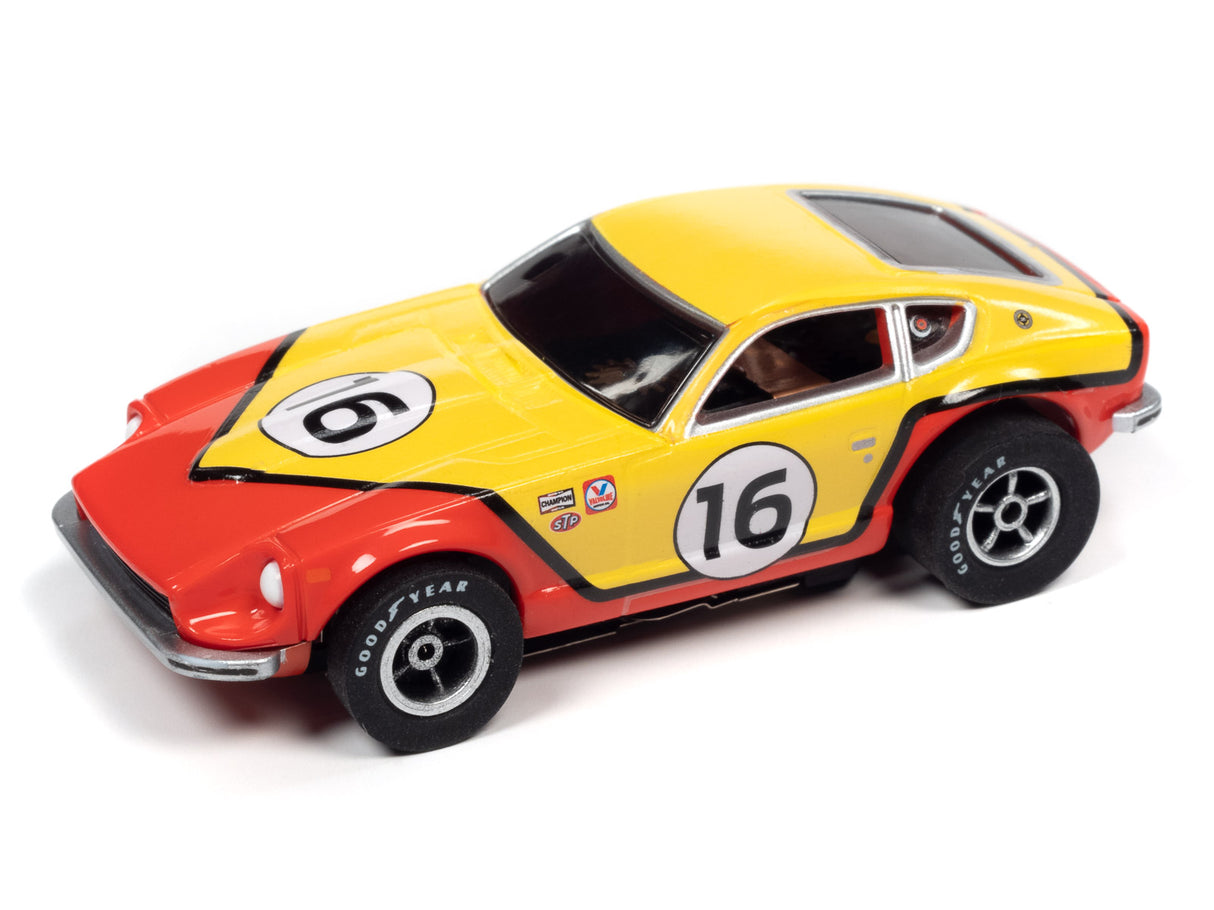 Import Heat - X-Traction - Release 29 | SC378 | Auto World-Auto World-1973 Datsun 240Z - Yellow-ProTinkerToys
