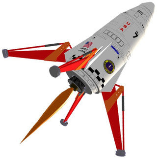 Semroc Flying Model Rocket Kit Mars Lander™ WKV-54 | WSEM-KV-54 | Semroc