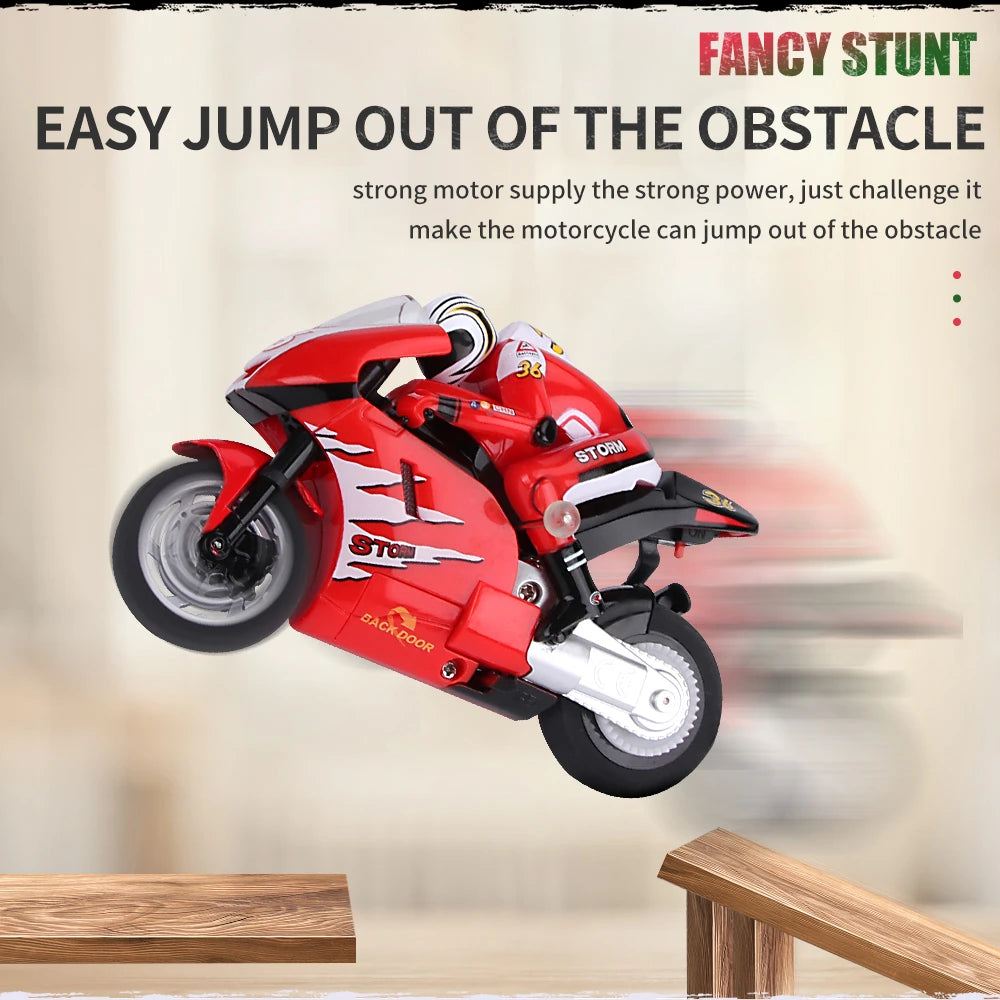 Shenqiwei 8012 2.4G 3CH 1/20 Scale Mini RC Motorcycle | MIC1465 | Imex