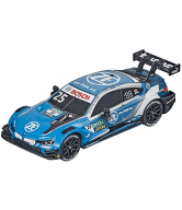 Blue silhouette of a BMW M4 DTM race car from 2006 for Carrera Go 20064171