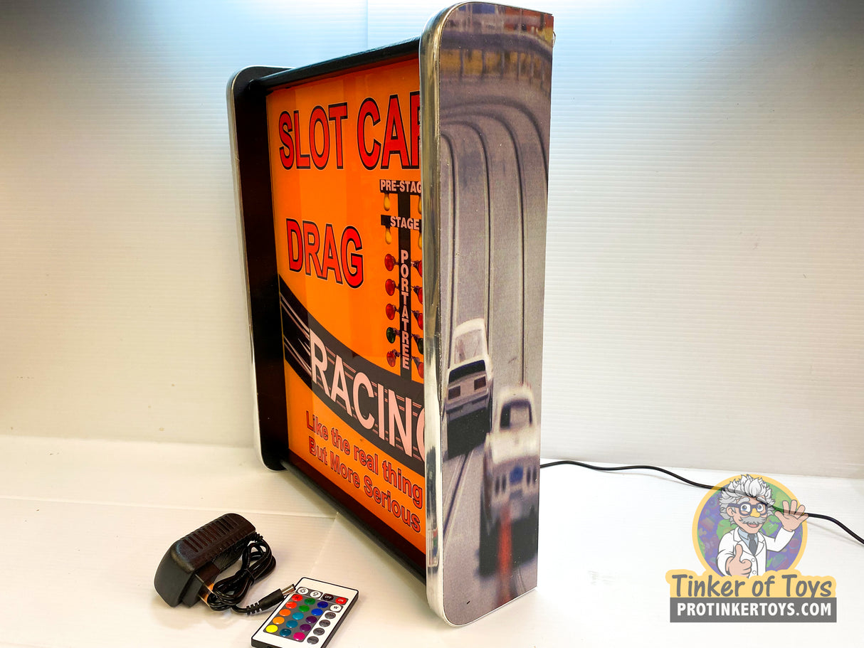 Slot Car Drag Racing | Light Up Display Sign
