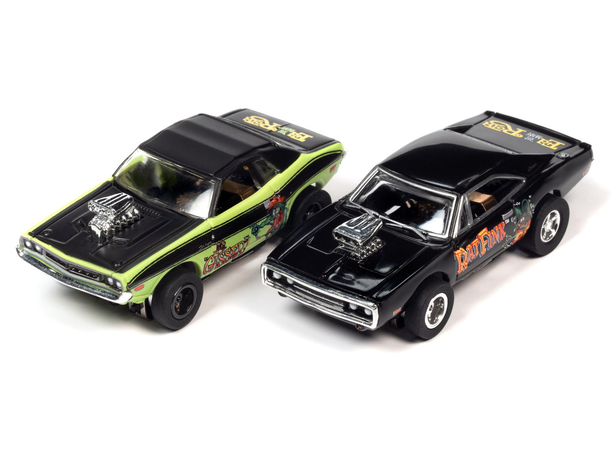 14' Rat Fink - Fink & FURRY-OUS Underground Racing Slot Car Set | SRS347 | Auto World