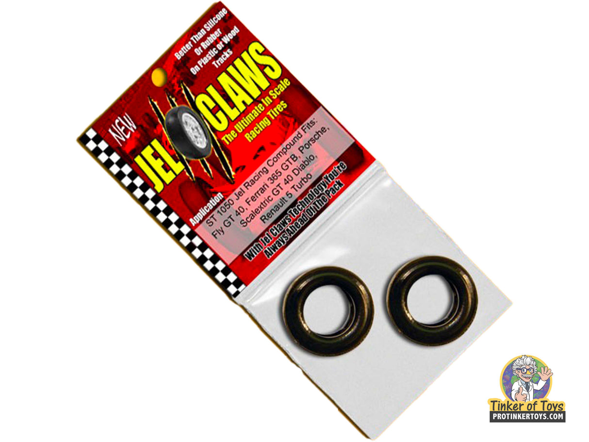Racing tire set for model cars: Jel Claw, 1:32 scale for ST150