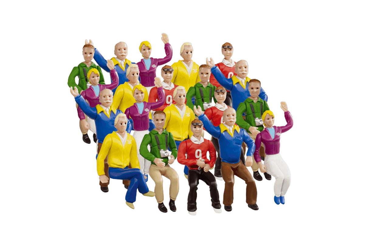 Set of collectible sports figures in various poses and uniforms for Carrera 21129